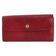 Il Bisonte Wallet leather Red Direct from Japan Secondhand