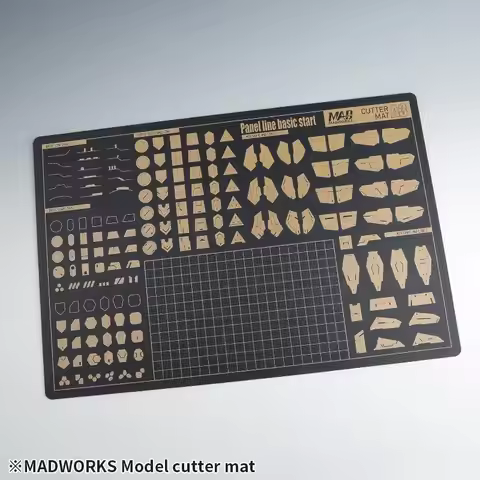 MADWORKS MH-04 A3 Model Specific Cutting Pad Plastic Model Cutter Mat for Military Model Building To