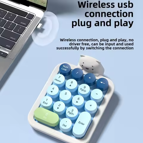 MOFII 2.4G Wireless Keyboard - Small Size Home Use Computer Accessories Number Keyboard