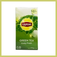 Lipton Green Tea 25 Sachets ชาเขียวชนิดซอง 37.5g