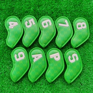 Golf Export High-end Golf Club Covers, Magnet Closed Iron Club Covers, 9-pack Club Head Covers