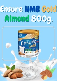 Ensure HMB Gold Almond 380/800 g. เอนชัวร์ เอชเอ็มบี โกลด์ กลิ่นอัลมอนด์ 380/800 กรัม