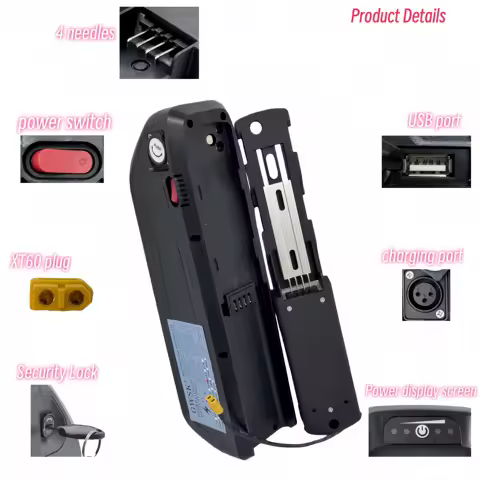 Air rapid transportation, full capacity 18650 Hailong 4-pin battery, 36V 48V17AH-20AH lithium batter