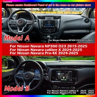 Dashboard Cover mat For Nissan Navara NP300 D23 calibre X 2015 ~ 2024 2025 Leather Dashmat Dashboard