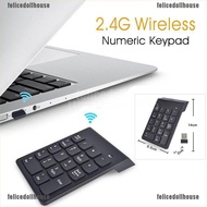 LEMON [Felice] Wireless 2.4G Mini USB 18 Keys Number Pad Numeric Keypad Keyboard For PC Laptop [SG]