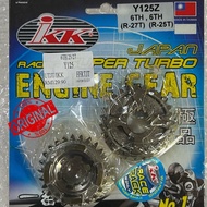 IKK RACING GEAR BOX Y125 Y125Z Y125ZR RACING GEAR 6TH （25/23）（24/22）（25/27）GEARBOX 6