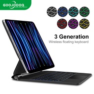 2023 GOOJODOQ Magic Keyboard Case Cover Float Cantilever Keyboard Cover For iPad 10th Air 4/5 10.9 Pro 11