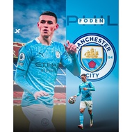 [Available] Phil Foden Poster, Extremely Beautiful Phil Foden Wall Sticker, Adhesive Football Poster