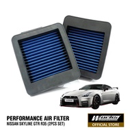 Nissan Skyline GTR R35 GTR35 WORKS ENGINEERING PERFORMANCE DROP IN AIR FILTER