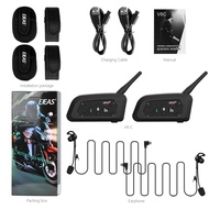 [ianba] EJEAS V6C PRO Referee Intercom Headset Motorcycle Bluetooth Helmet Headset Intercom IP65 Wat