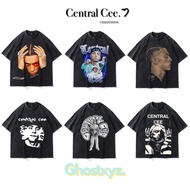 Ghostxyz T-Shirt Central Cee Wash Oversize Vintage Tee