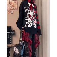Y2k Sweater y2k Sweater y2k Top Asian Culture Wear Knitted Sweater Knitted Top Sweater Jacket Mine T