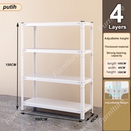 Rak Besi Siku 6 Tingkat Rak Susun Besi Rak Aquarium Rak Penyimpanan Rak Gudang Rak Supermarket 200*4