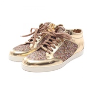 【มือสอง】 จิมมี่ ชู JIMMY CHOO รองเท้าผ้าใบ รุ่น MIAMI กลิตเตอร์ อื่นๆ รองเท้าผ้าใบ สำหรับผู้หญิง สภา