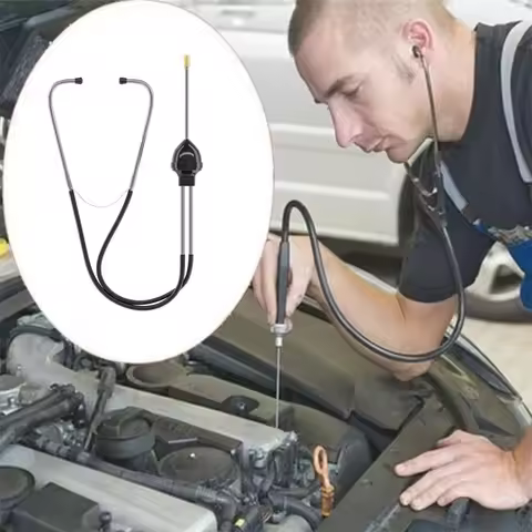 1PC Automotive Mechanics Engine Stethoscope Auto Cylinder Block Diagnostic Hearing Tool Car Engine F