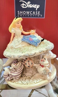 [送禮用] enesco disney alice in wonderland 迪士尼 愛麗絲 夢游仙境 擺設 vintage style disney princess 迪士尼公主 妙妙貓 ches