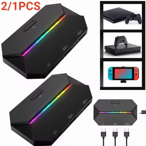 G6L Gaming Keyboard Mouse Converter Portable Wired Mobile Controller Adapter for Nintend Switch Xbox