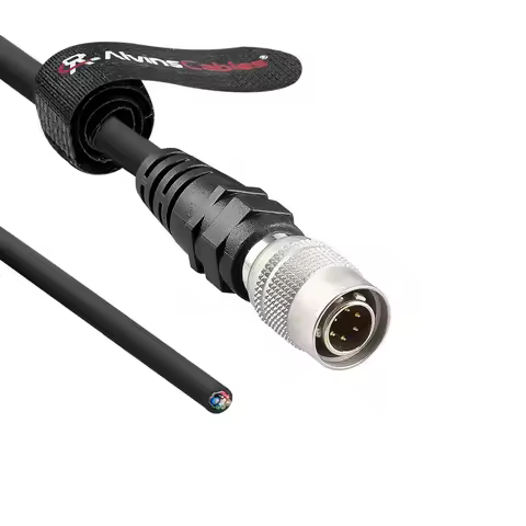 HR10A-7P-6P Hirose 6 Pin Male to Open End Power I/O Cable for Nikon Topcon Trimble Sokkia Industrial