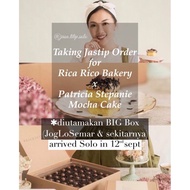 on booked by ci Ratna. Thx Rica Rico Bakery Mocha Cake Bika Ambon