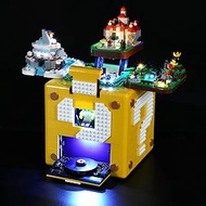 GEAMENT LED Light Kit Compatible with Lego Super Mario 64 Question Mark Block - Lighting Set for Sup