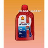 Shell Advance 4T AX3 AX5 AX7 10W40 15W40 SAE 40