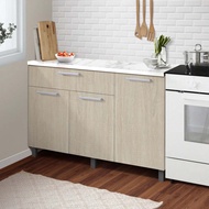 Kirana Kitchen Set Denver Lemari Dapur Kabinet Rak Dapur Bawah 3 Pintu Kayu Modern Minimalis Murah C