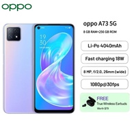 oppo A73 5G (8GB RAM+256GB ROM) 6.5 inch 16MP three camera LTE original new smartphone, 1-year seller warranty