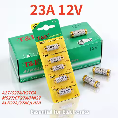 12V A23 Alkaline Battery 5-60PCS 23GA E23A for Car Key Doorbell Remote Control Small Devices