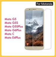 ฟิล์มกระจก ไม่เต็มจอ For Moto E20 G10 G20 G30 G5 G5S G5SPlus G6Plus MotoC E4Plus Motorola Temperedgl
