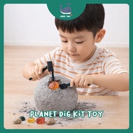MAMA SING Planet Dig Kit Toy Educational Toys for Children Planet Exploration Learning and Explorati