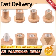 Ready Stock Solid Wood Base Household Wooden Simple Night Light With Switch Creative Ikea Table Bulb