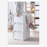 Storage Cabinet Drawer Wardrobe Storage Box Plastic Storage Bin Organizer Cabinet Household Drawer C
