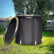 Ice tub Inflatable Folding Bathtub ice Bucket Athlete ice Therapy Bucket Bathtub Household Folding B