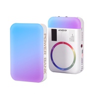 andoer Andoer CC5 RGB Video Light Double-Sided Photography 2500K-9000K Dimmable Camera Phone Fill 26