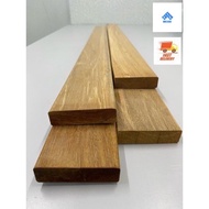 Balau Solid Kayu 1" X 3" X 3 FT (E4E Rounded) - Ketam
