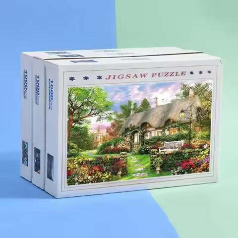 Adult Jigsaw Puzzle 1000 Pieces Puzzle Toys Landscape Animation Paper Puzzle Decorative Painting Exe