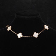 VAN CLEEF&ARPELS(梵克雅寶) Vintage Alhambra 十花項鏈 18K黃金/白貝母 項鏈 黃金