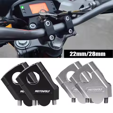 For Benelli TRK502 TRK520X Handlebar Heightening Riser Bar Clamp Mount TRK 502 TRK 502X BJ500 Leonci