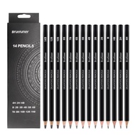 YOCKY HB 2H 4H B 2B 3B Sketch Pencil Set 4B 5B 6B 7B 8B Smooth Writing Graphite Pencil School Suppli