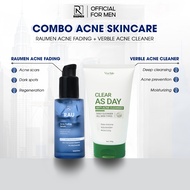 RAUMEN Combo Acne Skincare Acne Fading + Verble Acne Cleaner Facial For Acne Skin