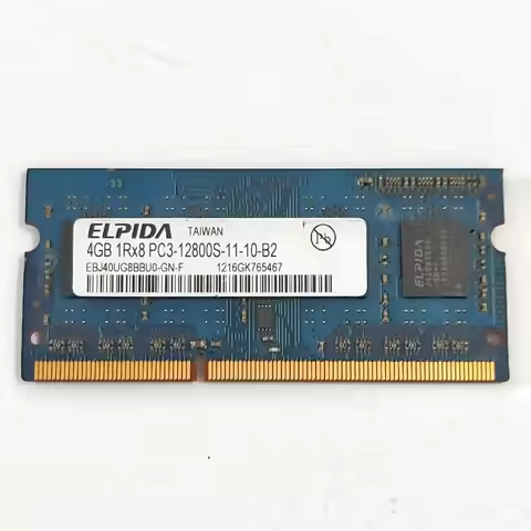 ELPIDA RAMs DDR3 4GB 1600MHz Laptop memory ddr3 4GB 1Rx8 PC3-12800S 1.5V SODIMM 204PIN