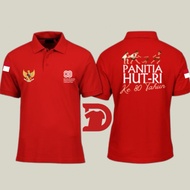 Collared T-shirt August competition committeePOLO for 80th Anniversary of the Republic of Indonesia 
