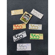360 Fly Cutting Helmet Visor Sticker