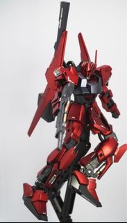 高達模型 hguc hg 馬沙專用 百式 上色 水貼 補色 完成品