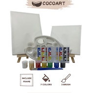 Painting Kit - Cocoart.id I Canvas 20x20 / 20x30 / 30x40 / 10x10 / 15x15