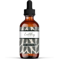 Earthley Wellness Gut Health Oil, Natural Digestive & Immune Support, Anti-Inflammatory Support, Her