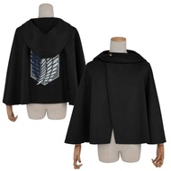 Holoun AOT cosplay Shingeki No Kyojin Cosplay Costume Cloak Black