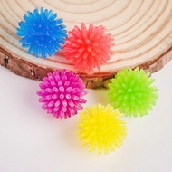 SKYJS Soft Spiky Colorful Ball Interactive Toys Squeezes Ball Fidget Toy TPR Ball Stretch Plush Ball n Ball Arbutus Ball Pet Cat Toys