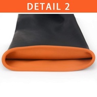 Heavy Duty Rubber Gloves Chemical Muriatic Acid Resistant Natural Anti-skid Latex Gloves Protective