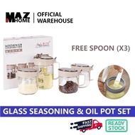 Botol Minyak Bekas Rempah Set Seasoning Powder Salt Spice Jar Container And Cooking Oil Glass Bottle